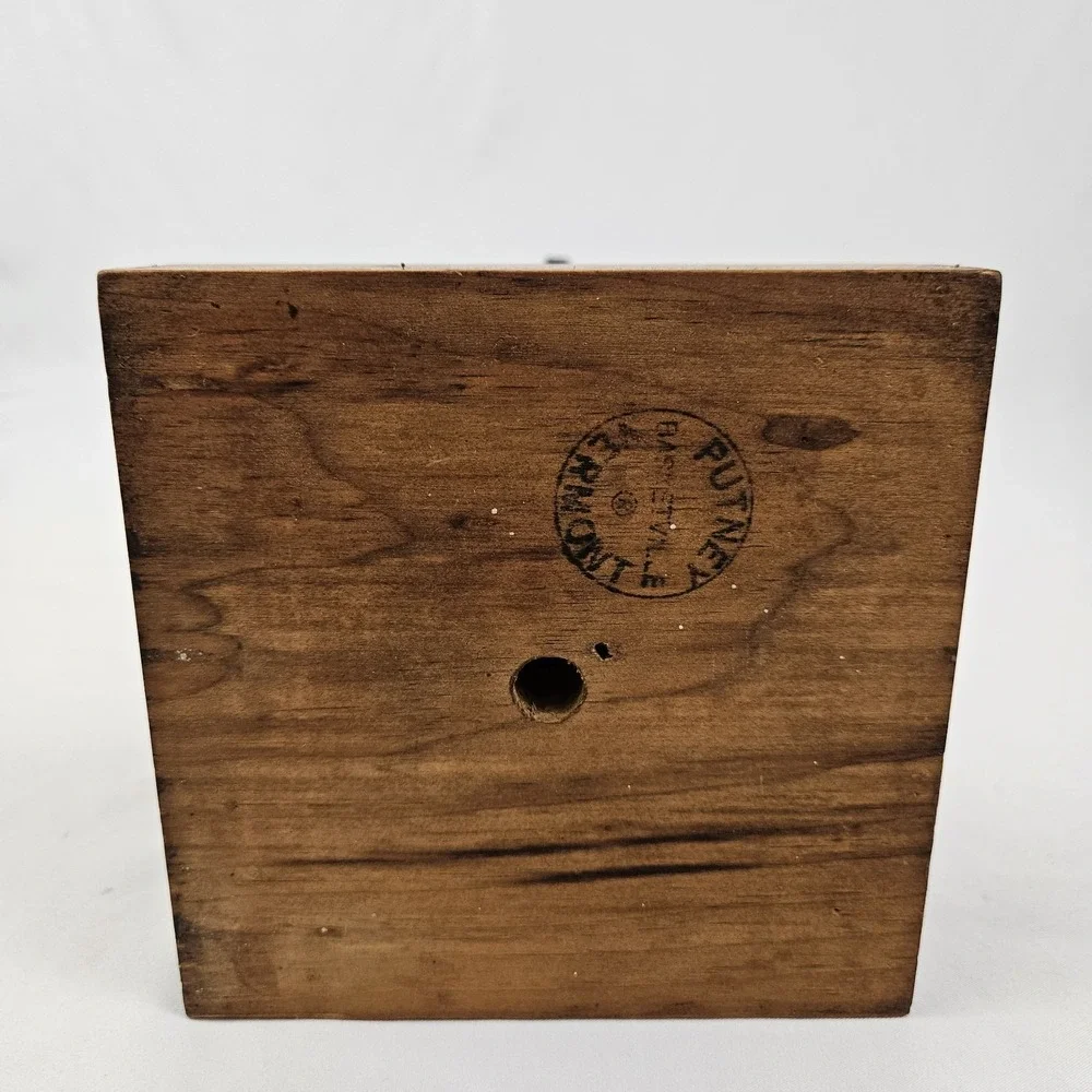 Vintage Rustic Wooden 6 Cup Coffee Mug Stand Tree Stand Farmhouse Basketville